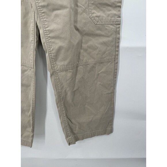 GAP Cargo Heavyweight Pant Men 35/32 Tan Y2K Retro Grunge Gorpcore Baggy 2008 - Picture 8 of 10